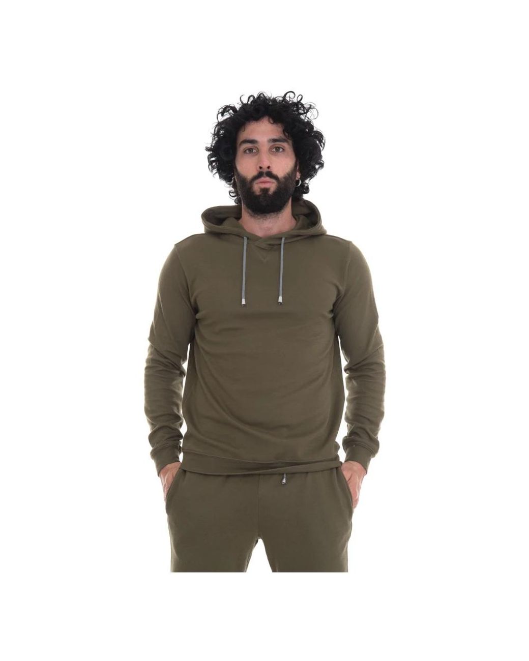 hindustrie Green Hoodies for men