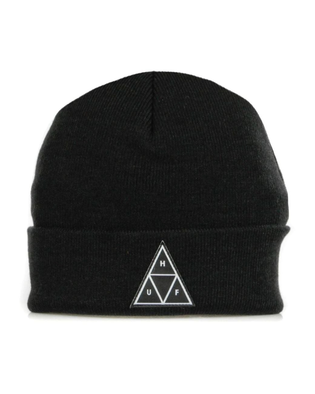 Huf Accessoires ,Zwart ,Essentials Tt Beanie in het Black voor heren