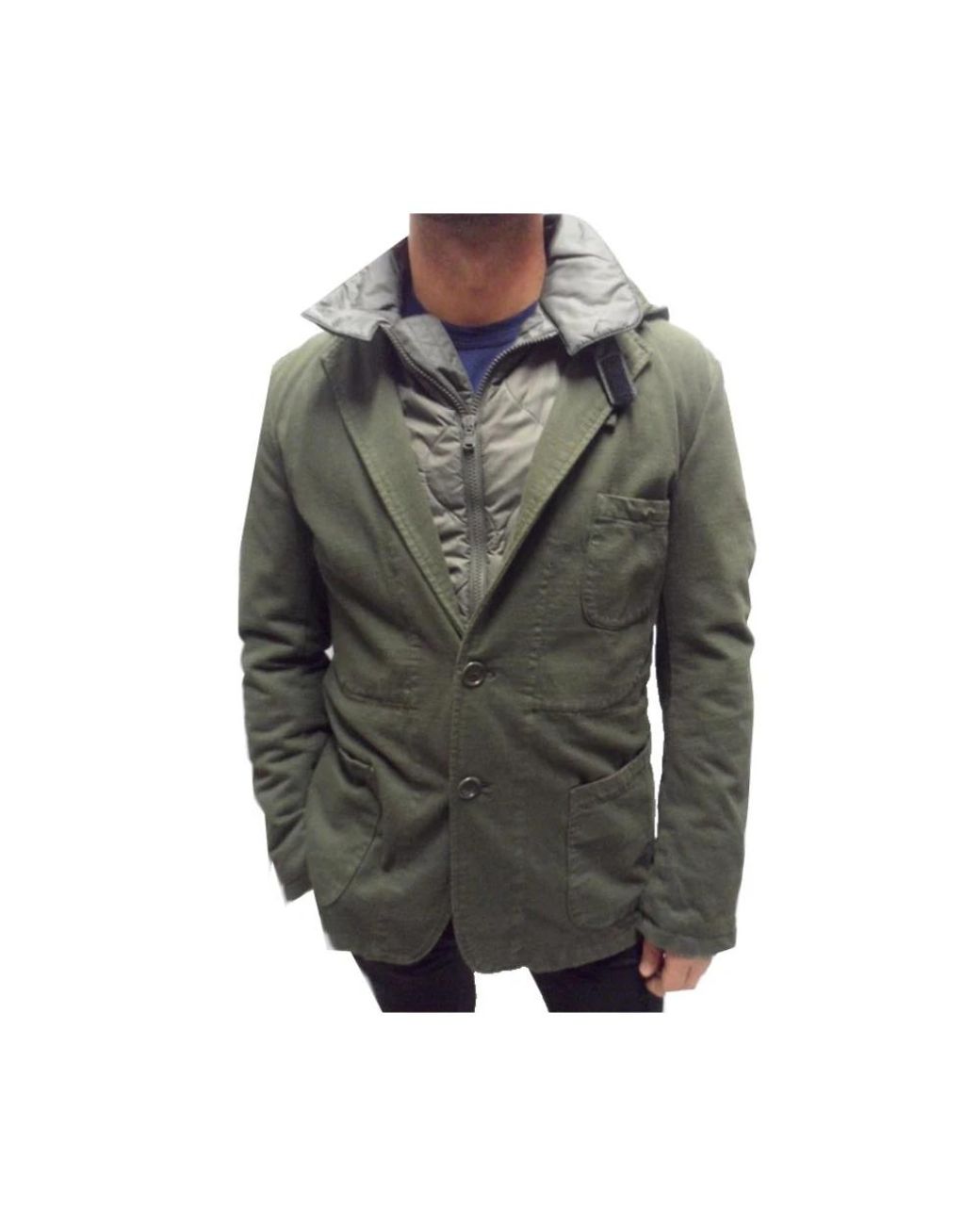 Yohji Yamamoto Gray Light Jackets for men