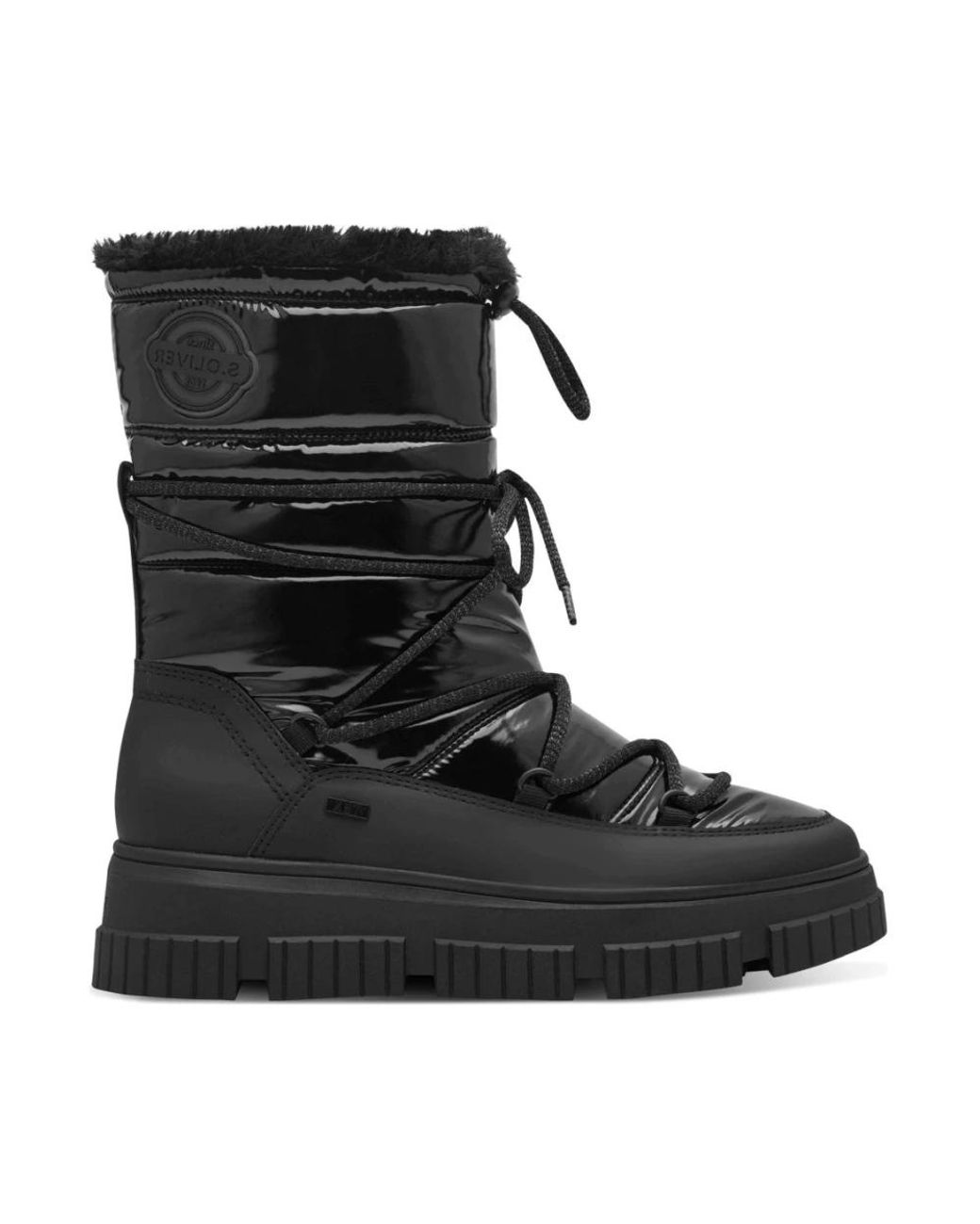 S.oliver Schoenen ,Zwart ,Zwarte Gesloten Booties Voor Vrouwen in het Black
