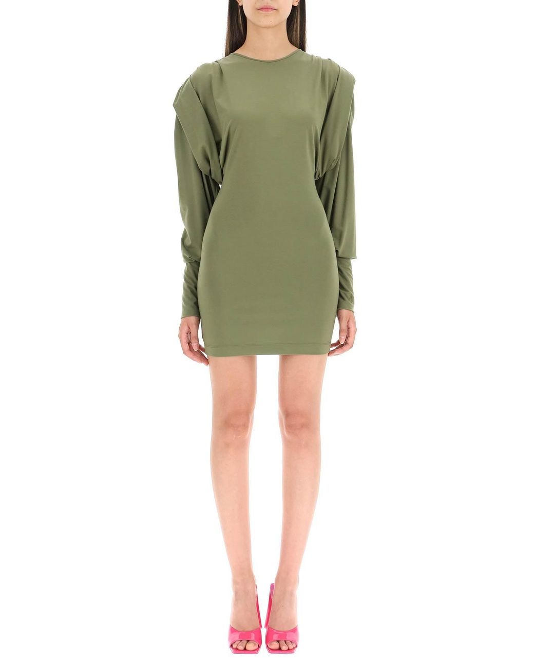 Womens Clothing Dresses Mini and short dresses The Attico Quinn Dress in Green 