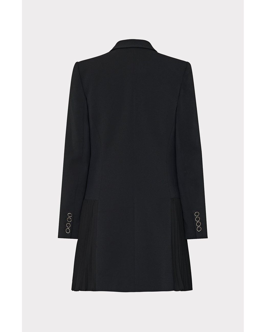 MILLY Noora Pleated Blazer Dress in Black | Lyst MILLY Noora Pleated Blazer Dress in Black | Lyst