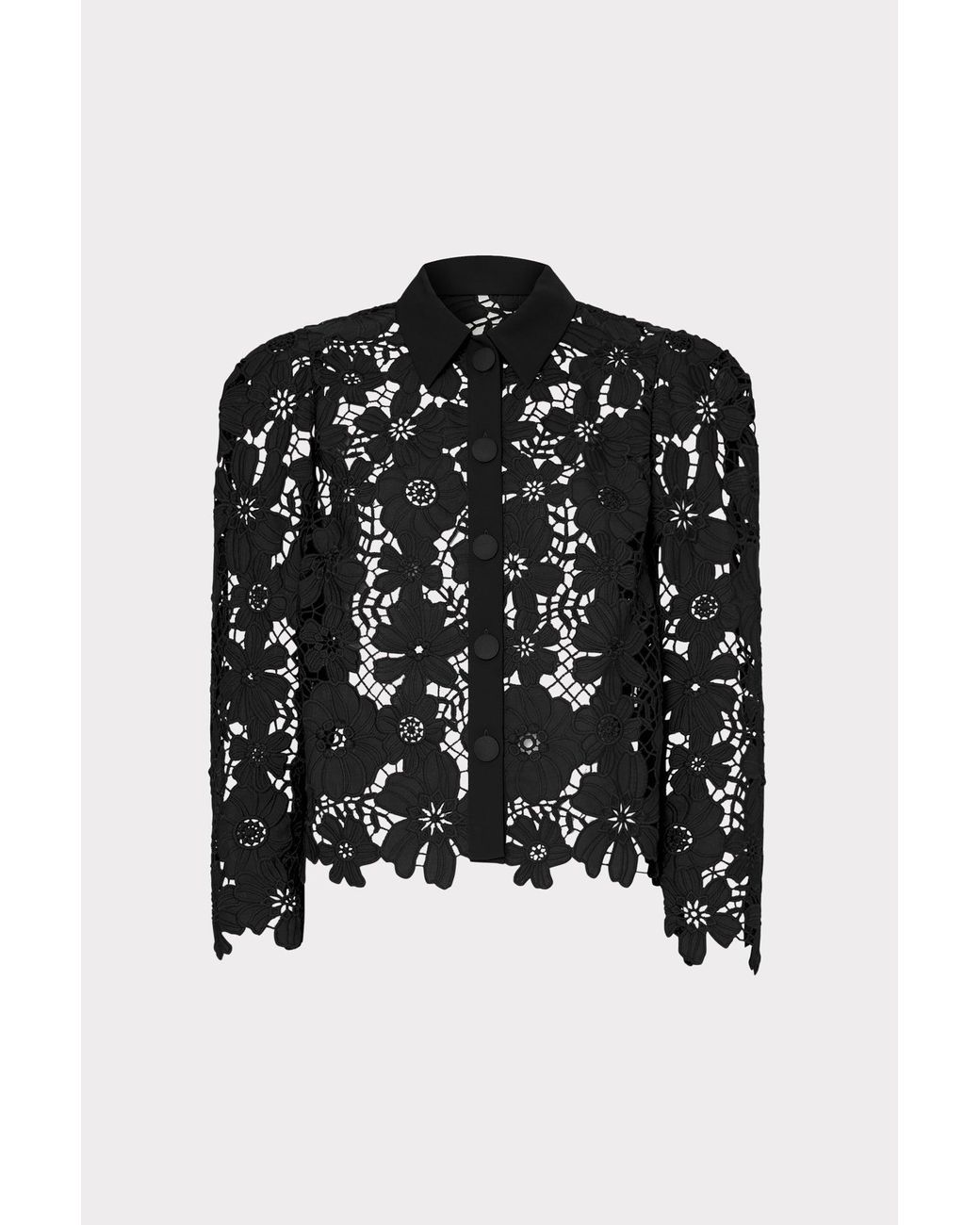 yilon イロン　Blossom lace tops Black yilon イロン Blossom lace tops Black
