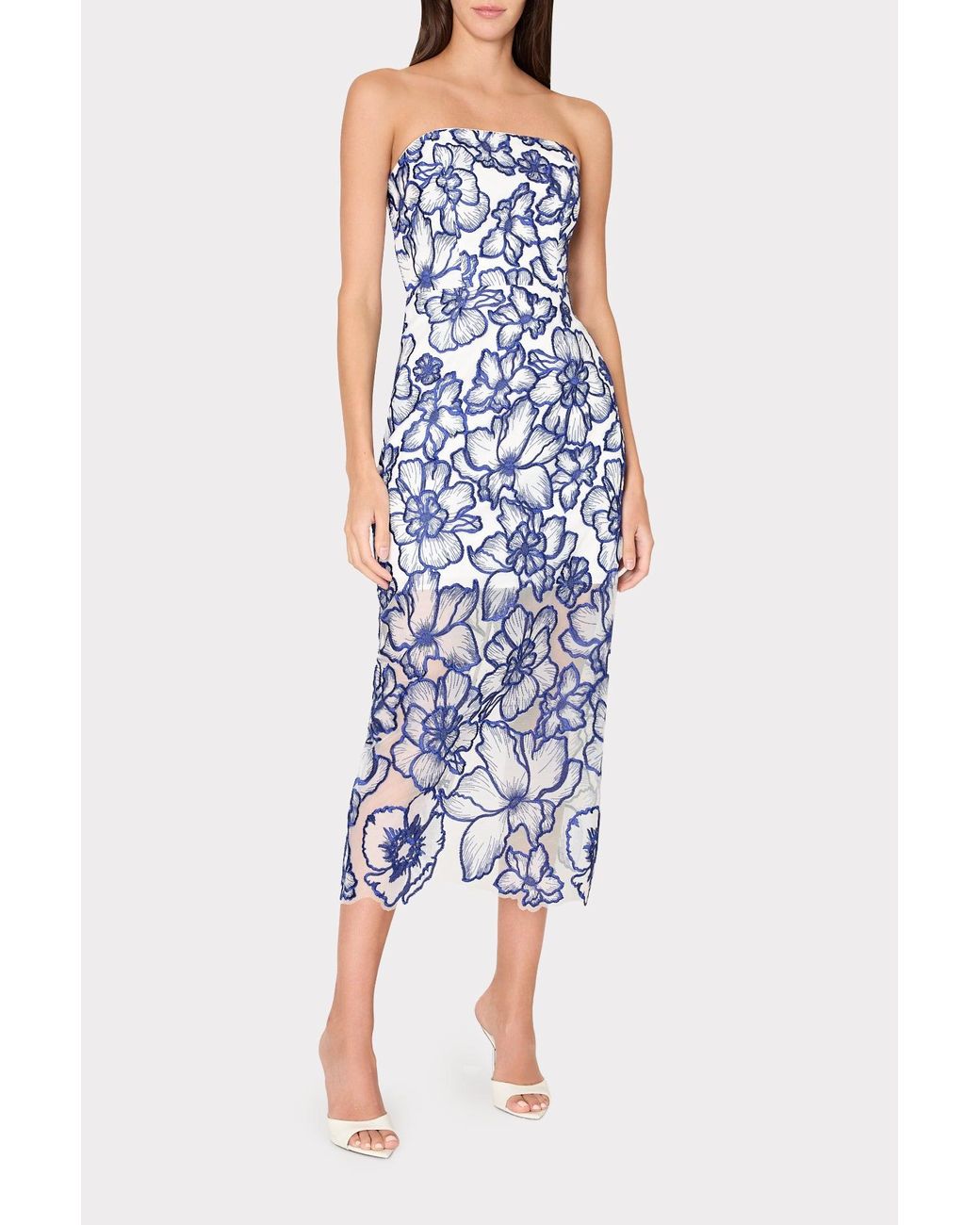 green emerald velvet dress Milly Meredith Embroidered Maxi Dress