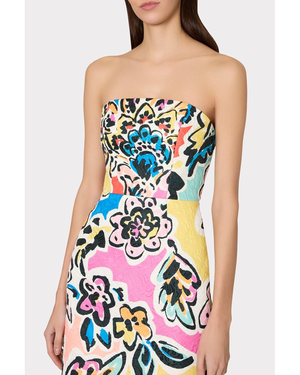 milly orion sequin dress Milly Orion Velvet Floral Sequins Maxi Dress
