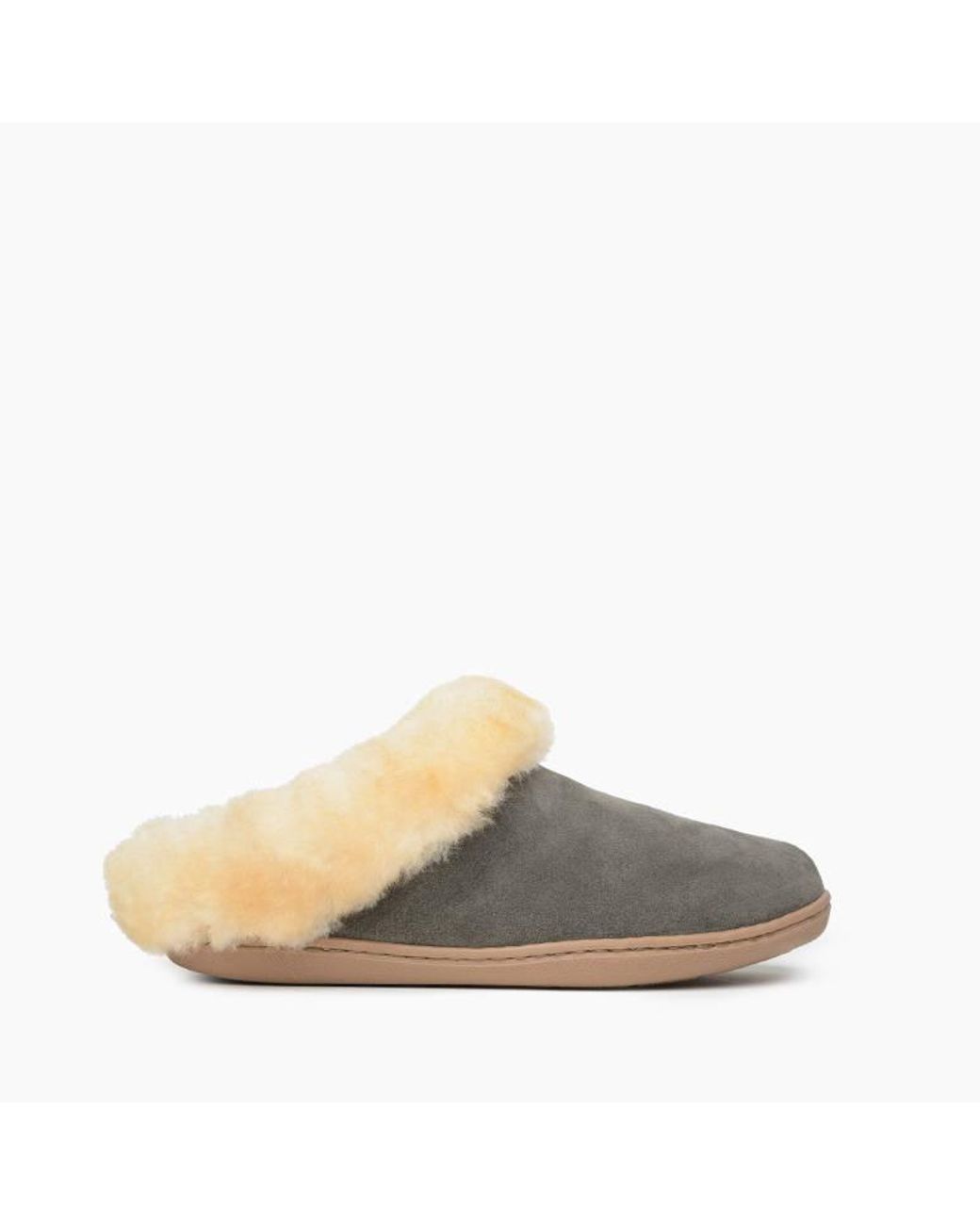 sheep skin mule slippers