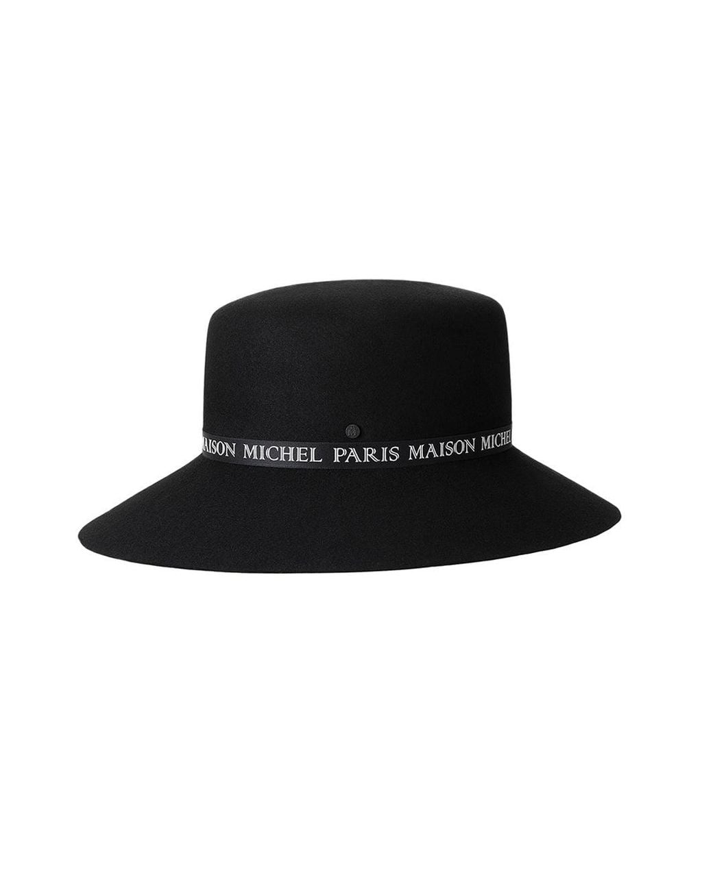 Maison Michel Black New Kendall Ribbon André Hat