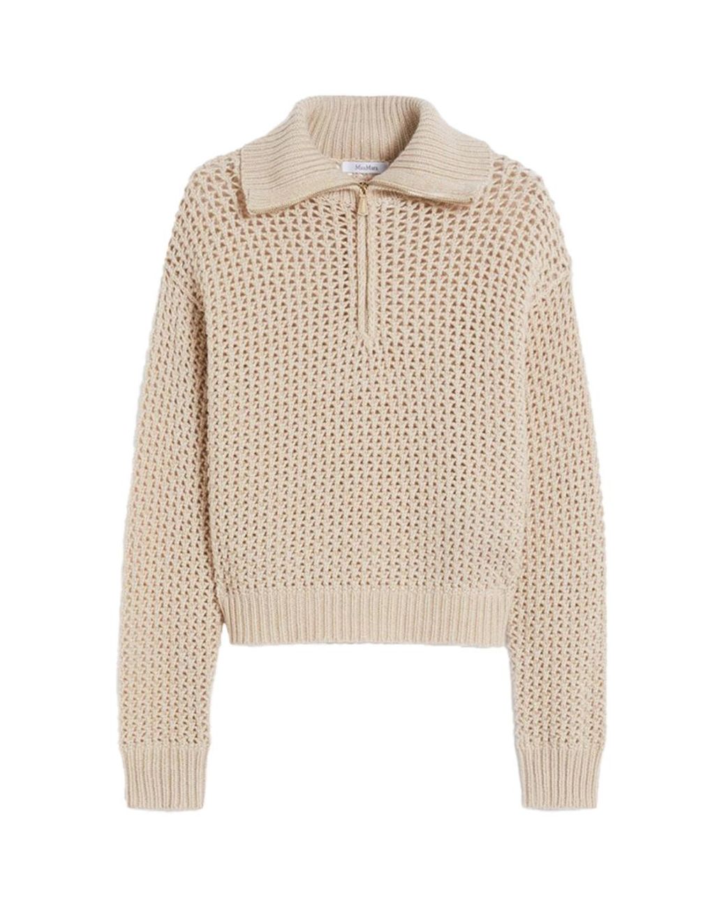 Max Mara Natural Mxmtequila Sweater Albino