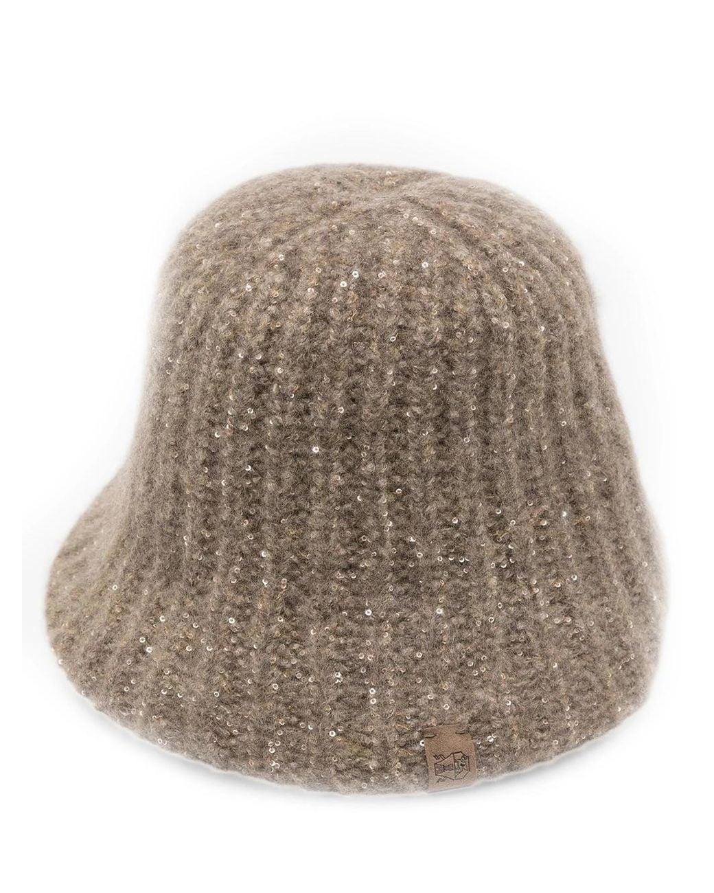 Brunello Cucinelli Natural Knit Bucket Hat
