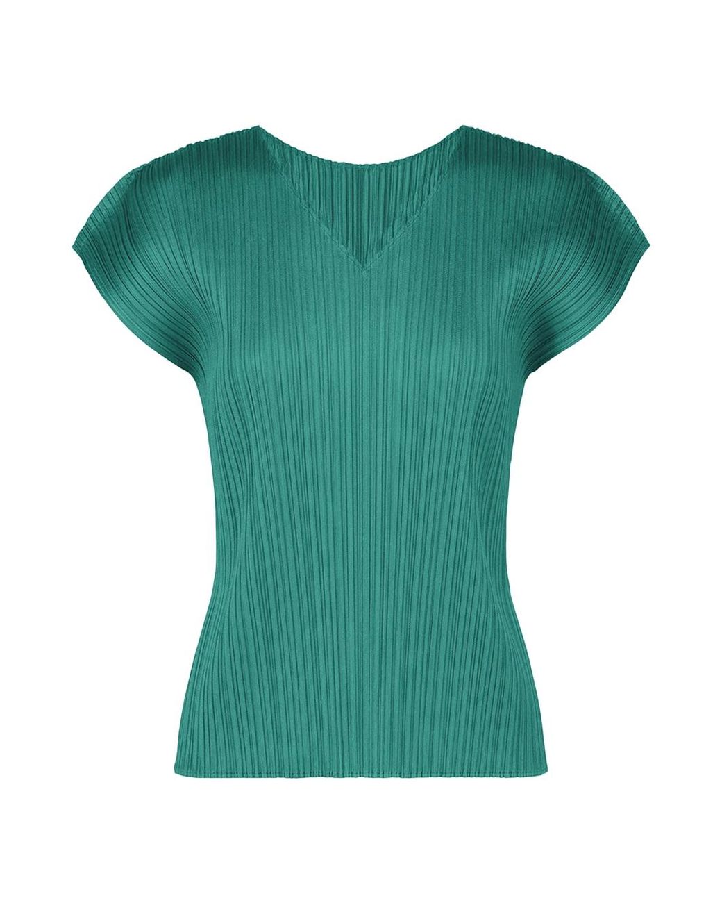 Issey Miyake Green Pleats Please Monthly Colors June Top