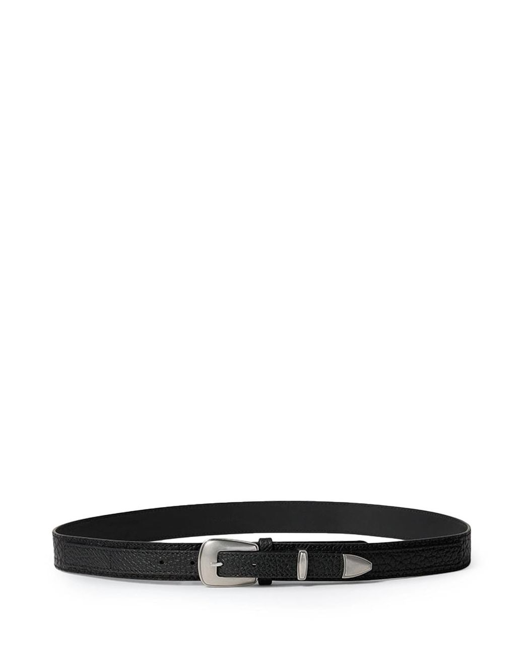 Lemaire White Minimal Western Belt for men
