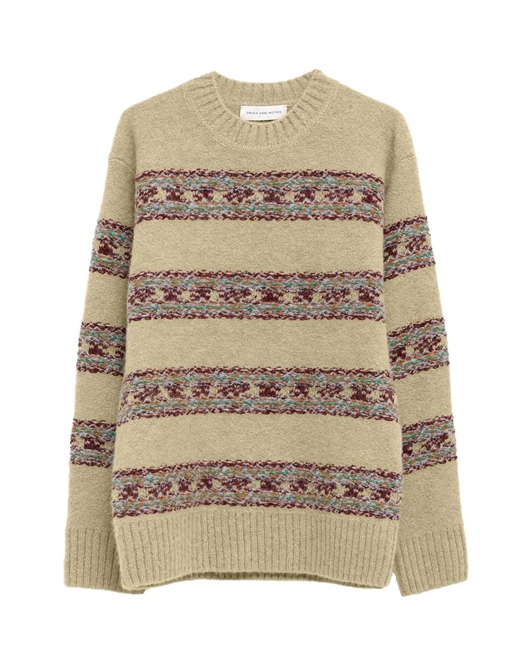 Dries Van Noten Natural Tester Jumper Ecru