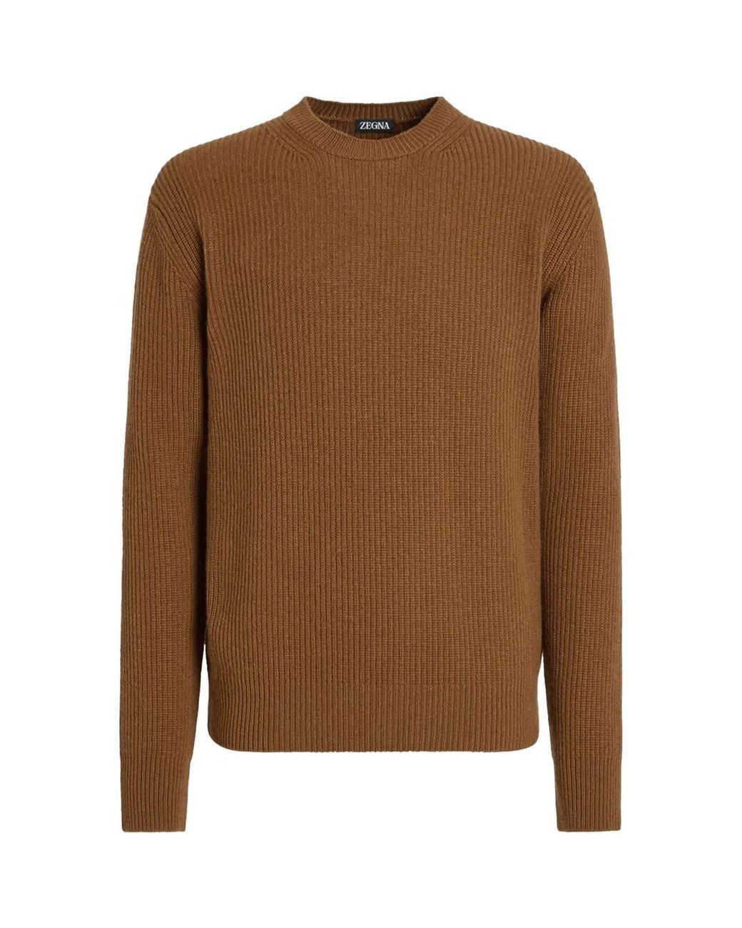 Zegna Brown Oasi Cashmere Sweater for men