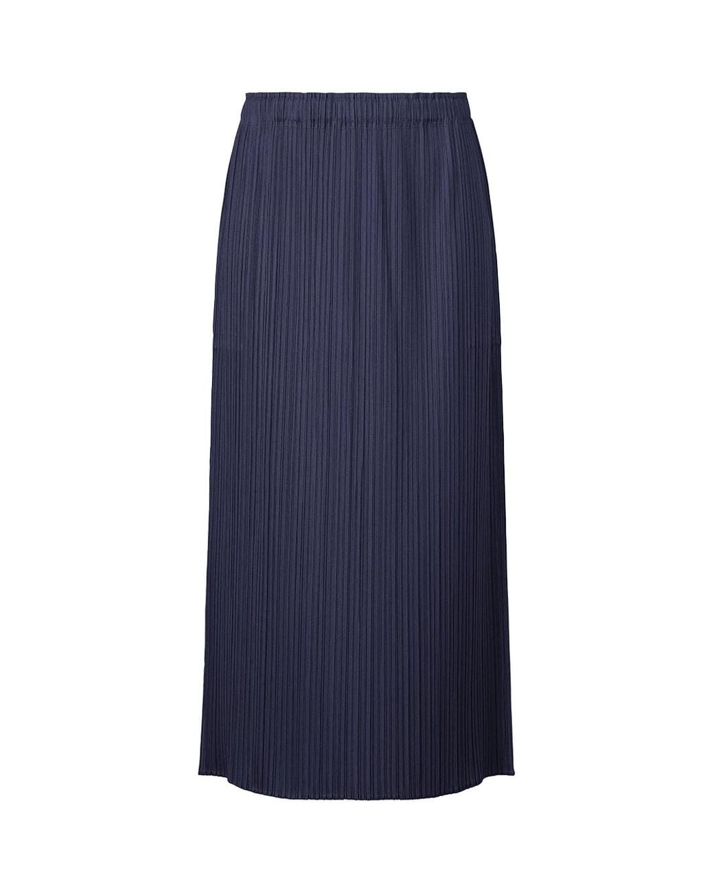 Issey Miyake Blue Pleats Please Monthly Skirt