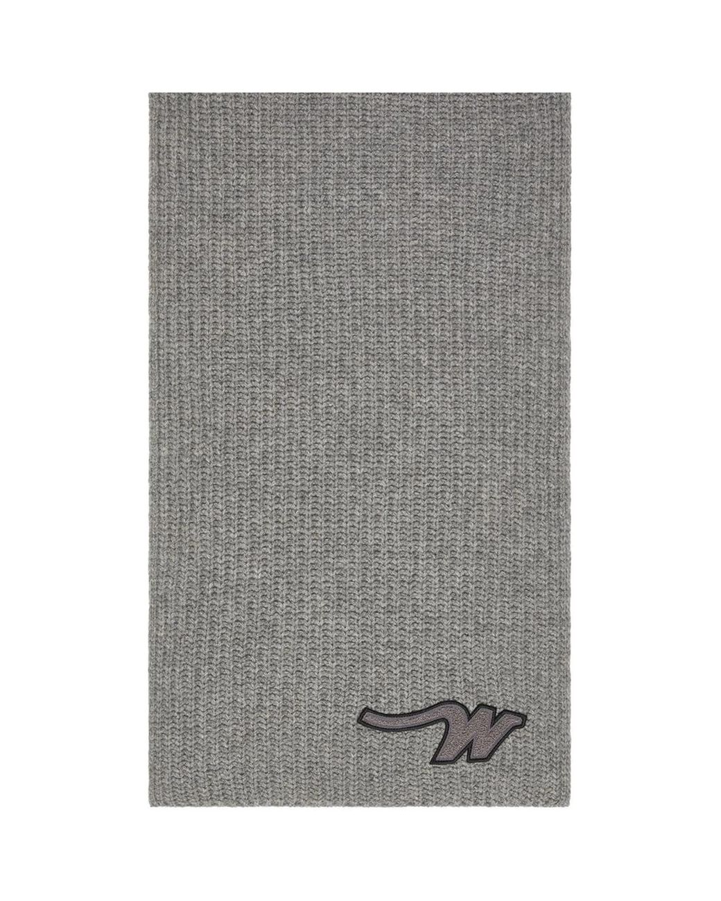 Weekend by Maxmara Gray Bardies Wool Scarf