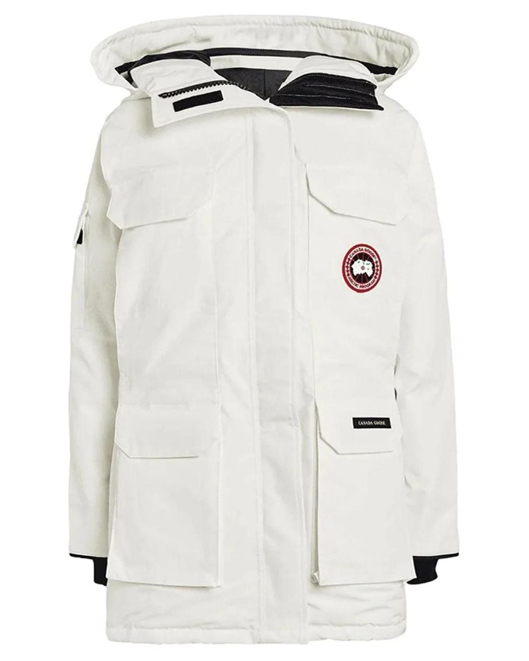 Canada Goose White Expedition Parka N. Star
