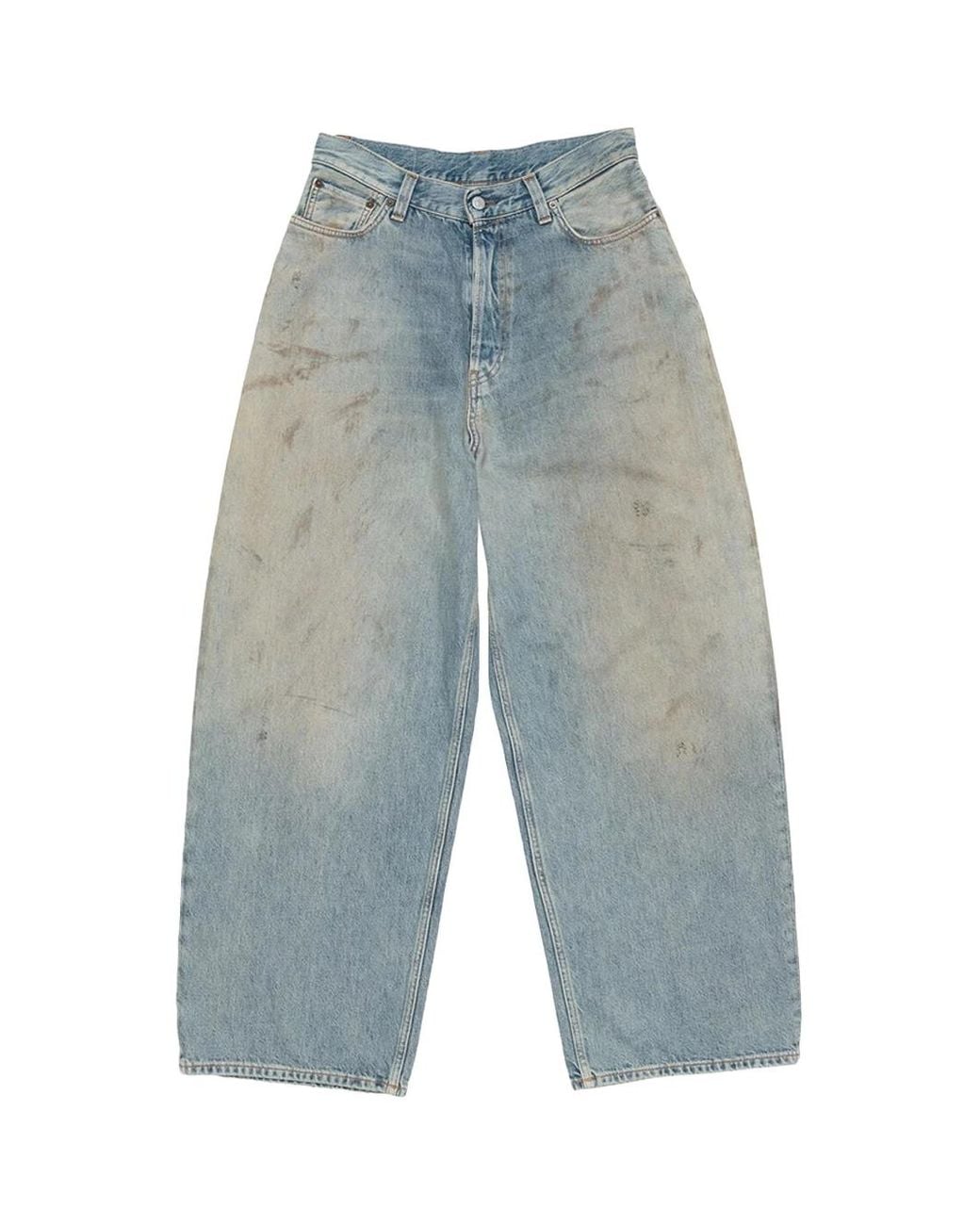 Acne Blue 2023 Loose Fit Jeans Mid