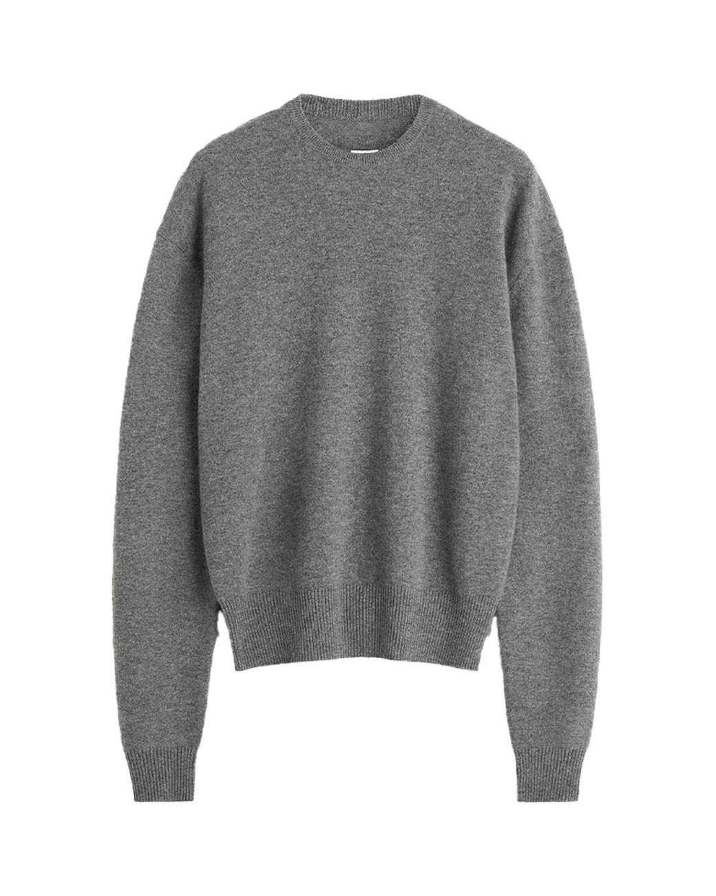 Totême Gray Classic Cashmere Top