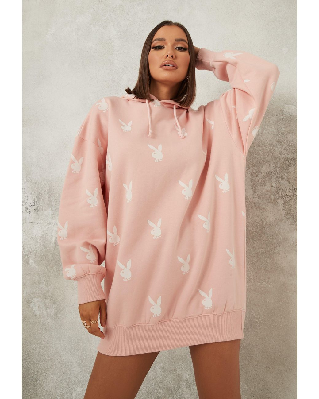 playboy repeat print hoodie