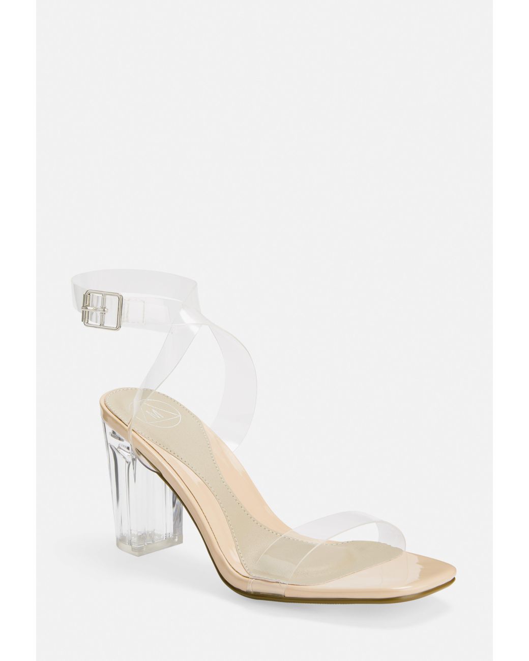 perspex heels missguided