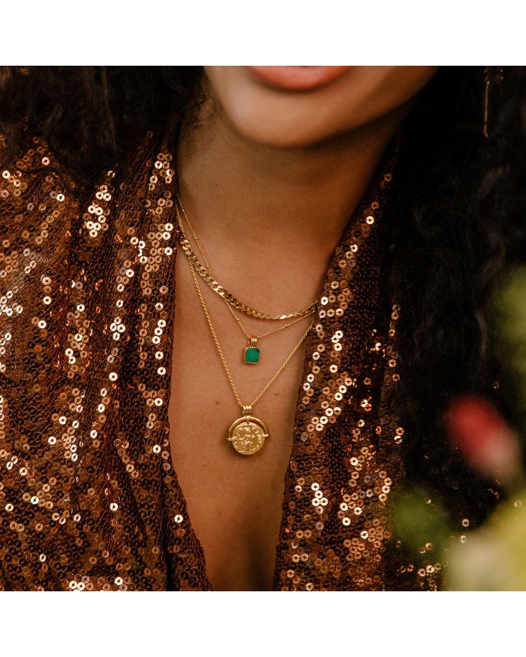Missoma Lucy Williams Gold Roman Arc 