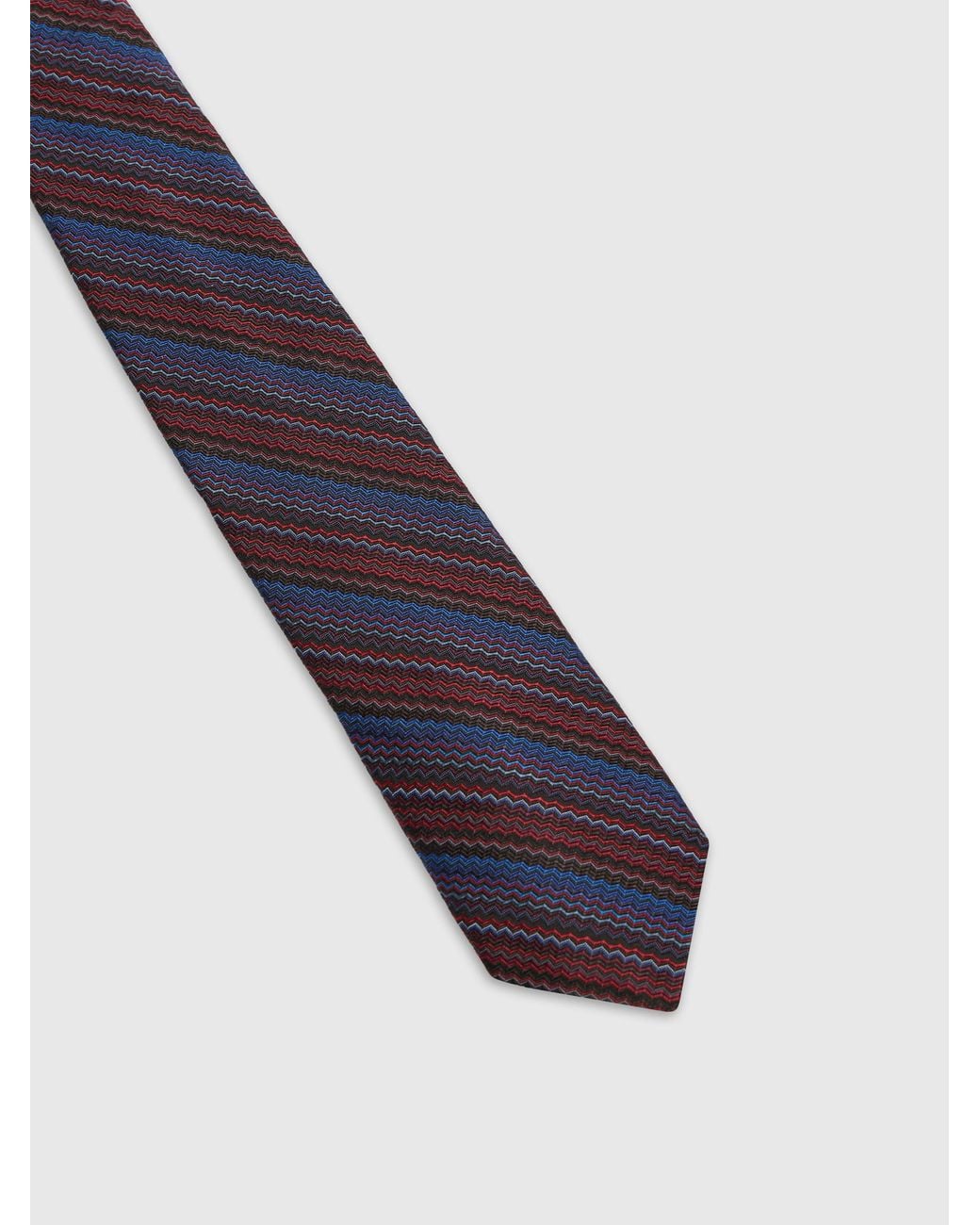 Missoni White Pure Silk Tie for men