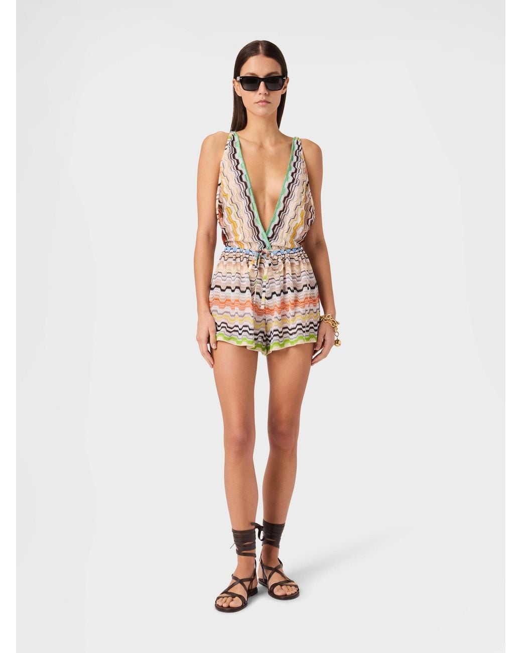 Missoni White Short Jumpsuit