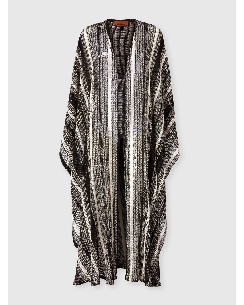 Missoni Multicolor Long Mesh Caftan Cover-Up