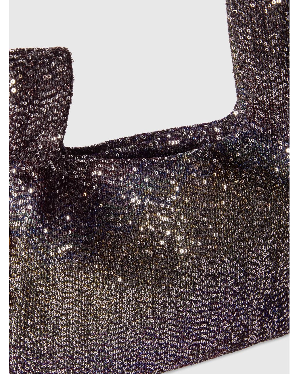 Missoni Multicolor Handbag With Sequins And Logo Charm