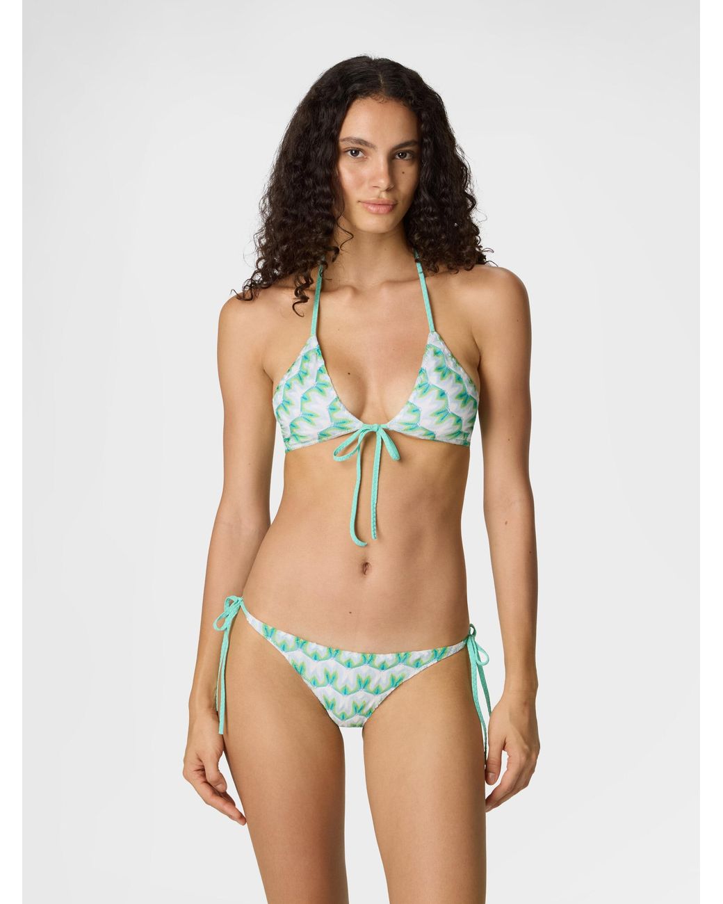 Missoni Green Triangle Bikini