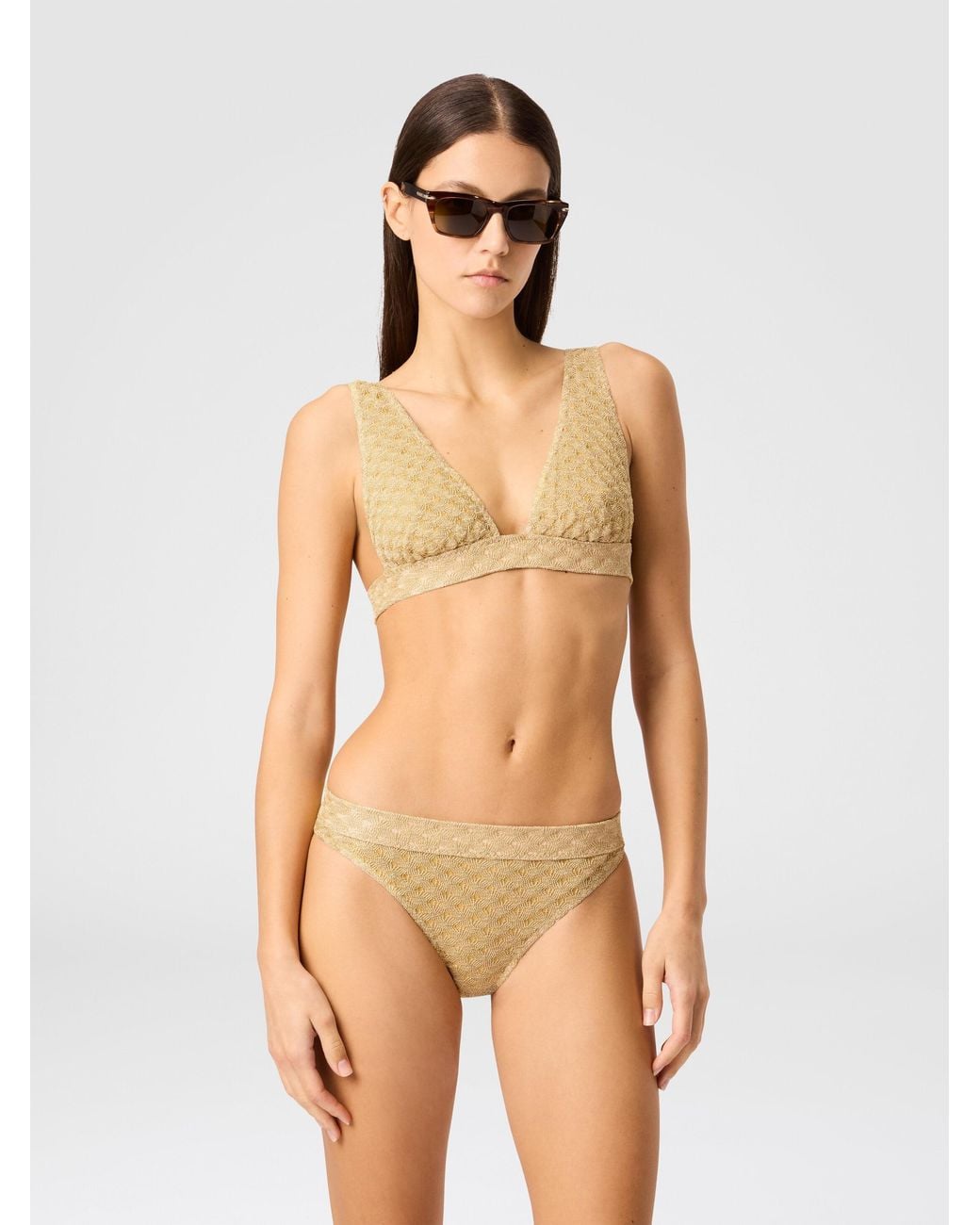 Missoni White Bralette Bikini
