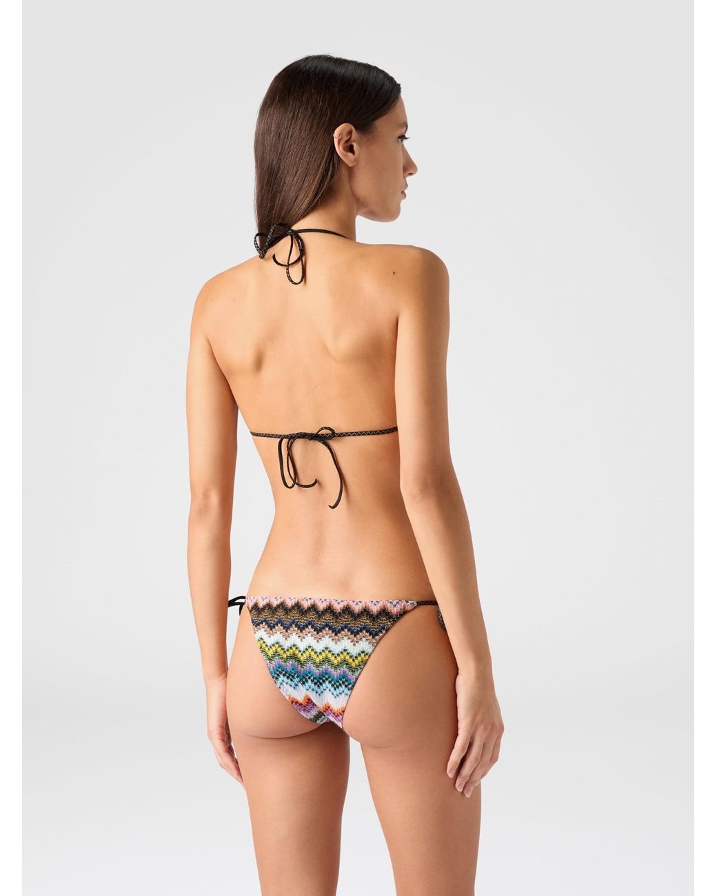Missoni White Triangle Bikini