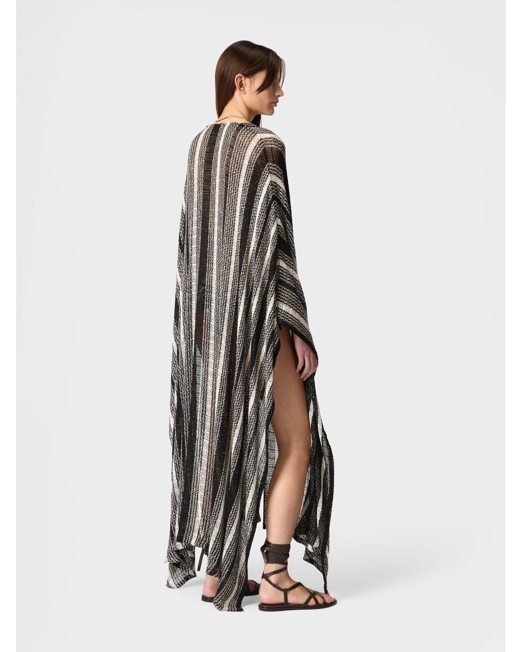 Missoni Multicolor Long Mesh Caftan Cover-Up