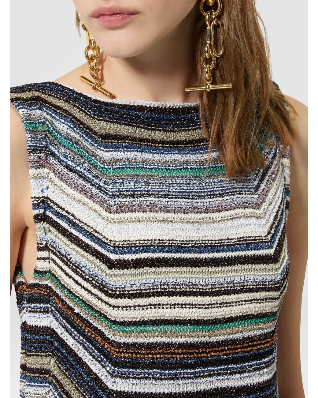 Missoni Blue Mini Dress
