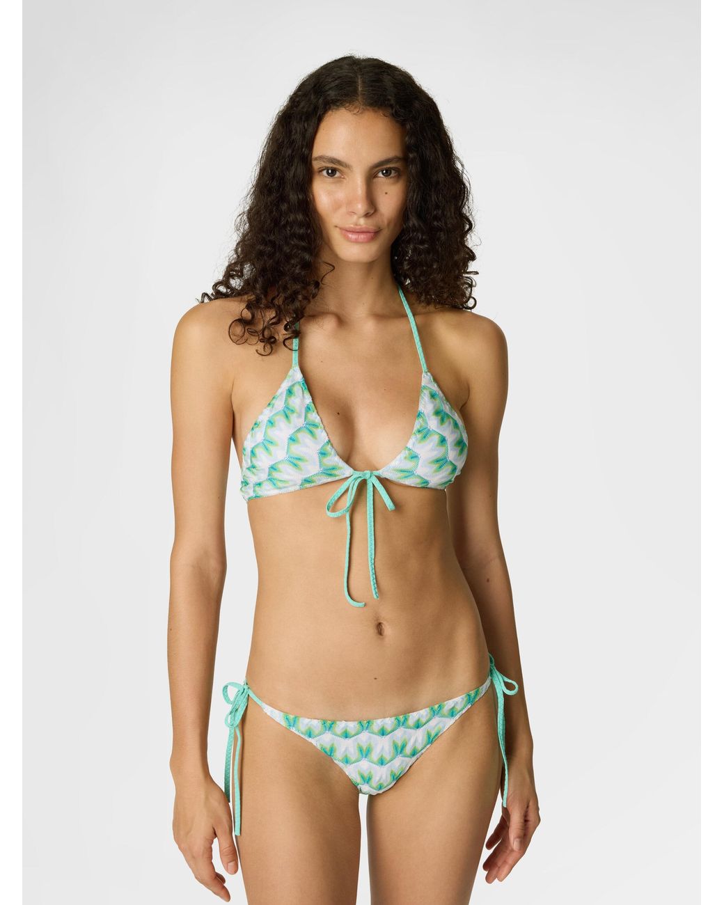 Missoni Green Triangle Bikini