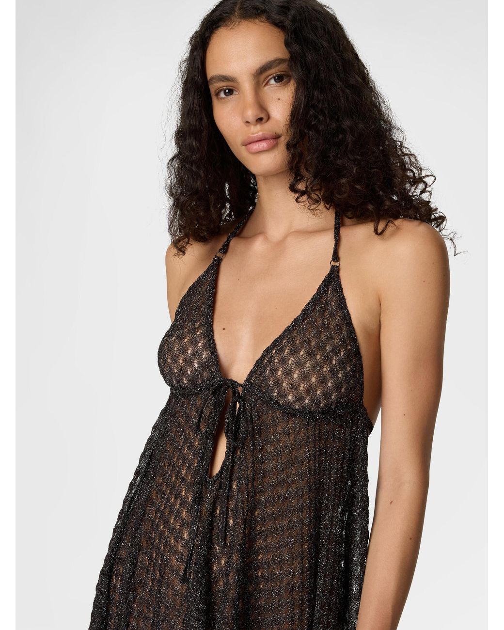 Missoni Black Babydoll Mini Dress