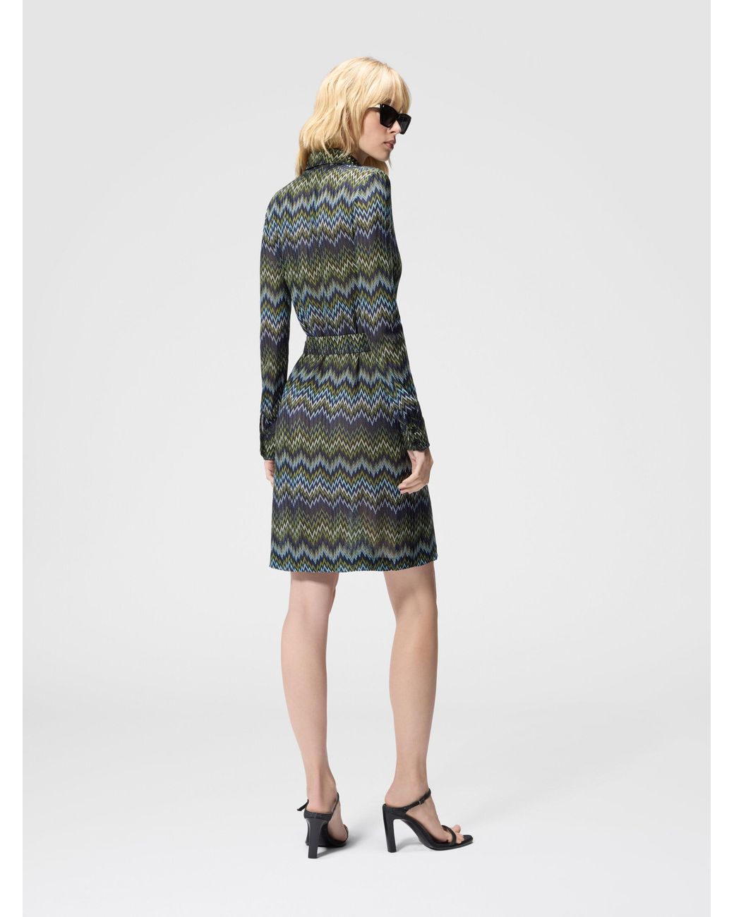 Missoni Multicolor Midi Shirt Dress