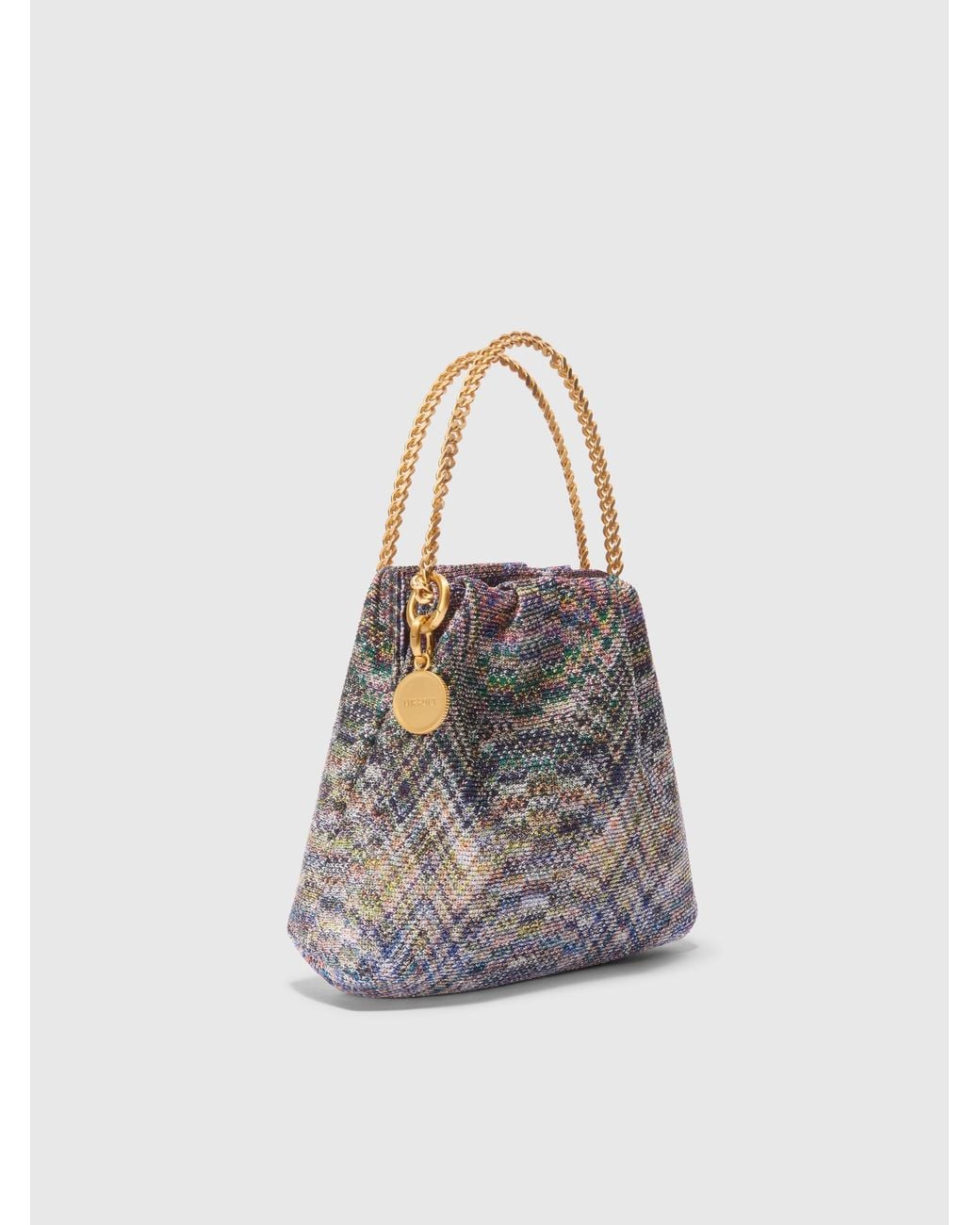 Missoni White Chain Pouch