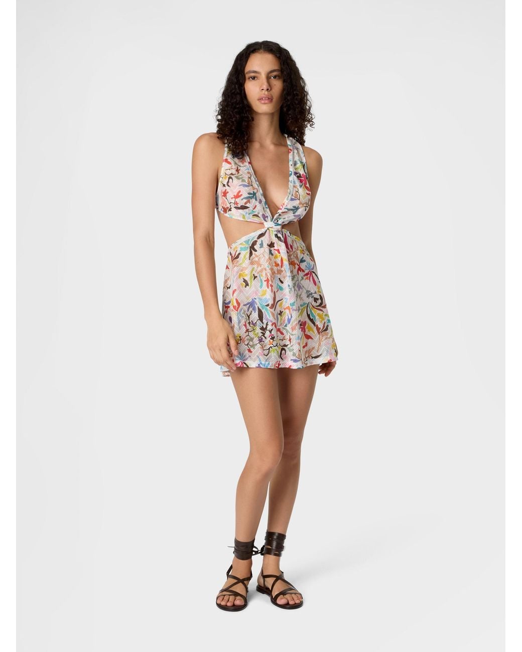 Missoni White Mini Cover-Up Dress