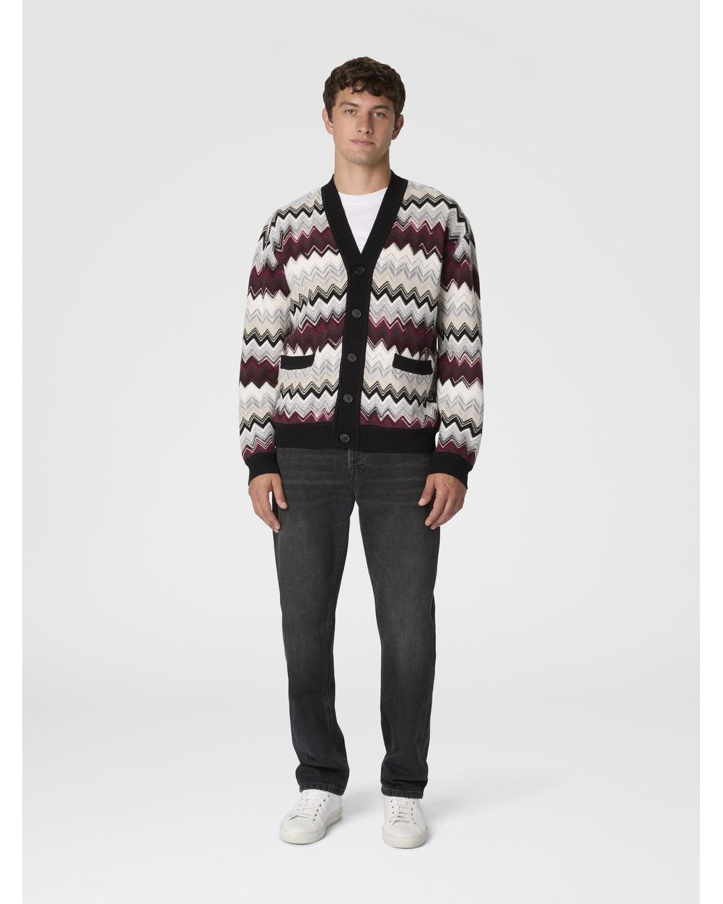 Missoni White The Cardigan for men