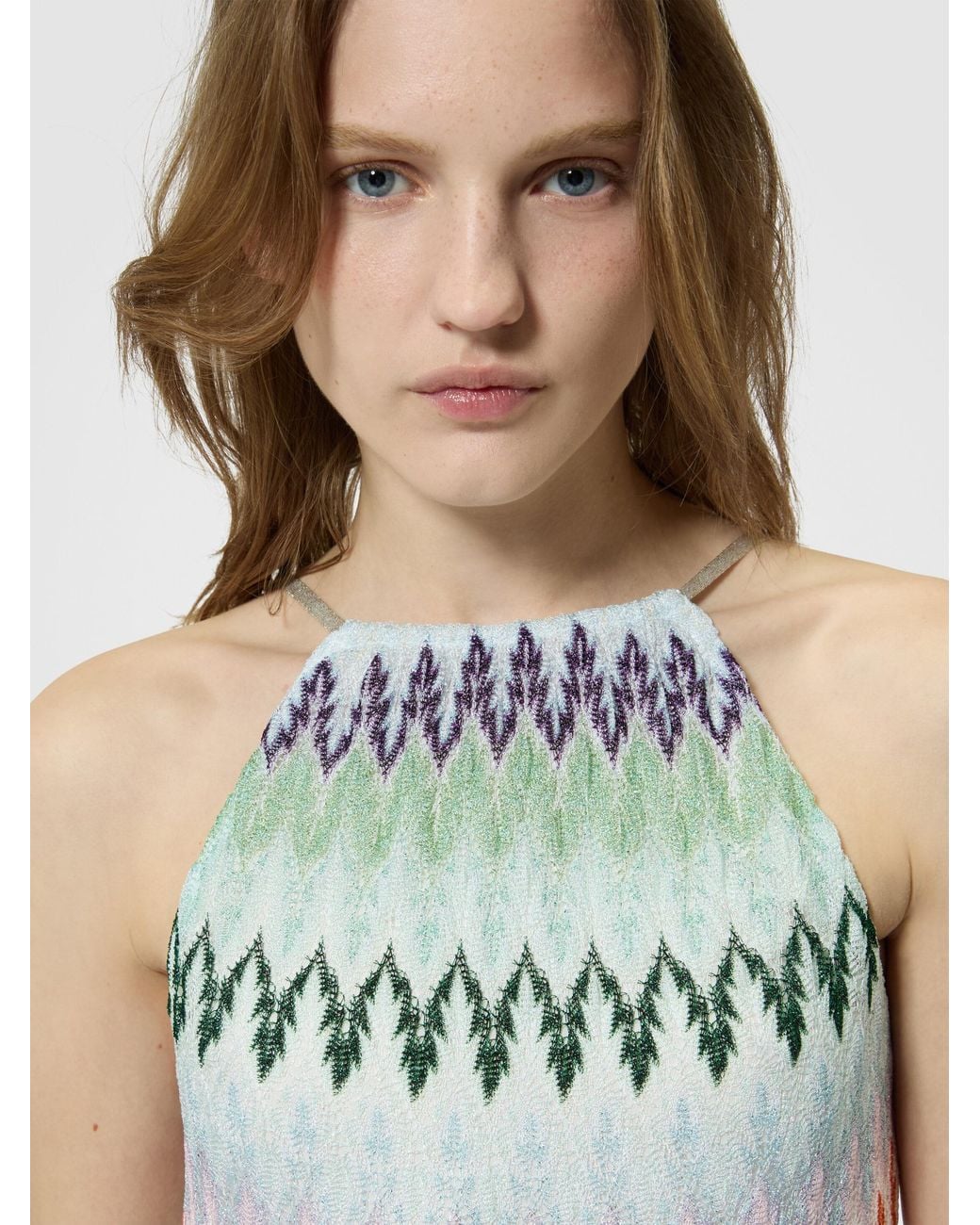 Missoni White Long Dress