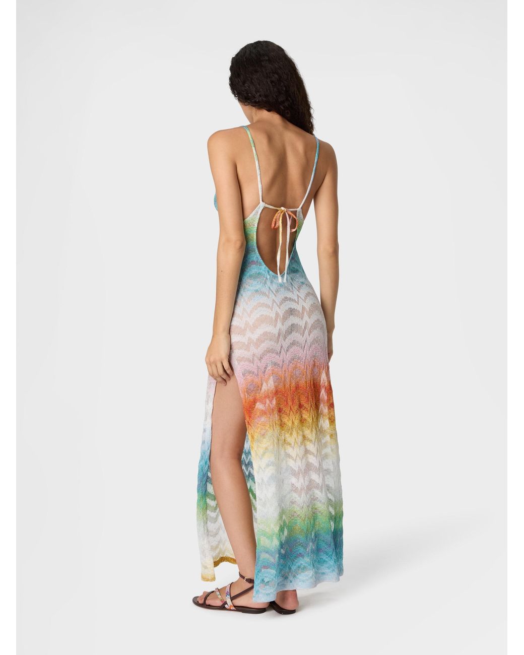 Missoni Green Long Cover-Up Dress