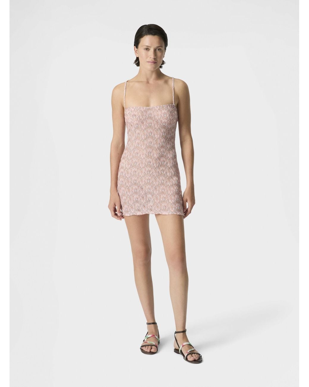 Missoni Pink Mini Cover-Up Dress