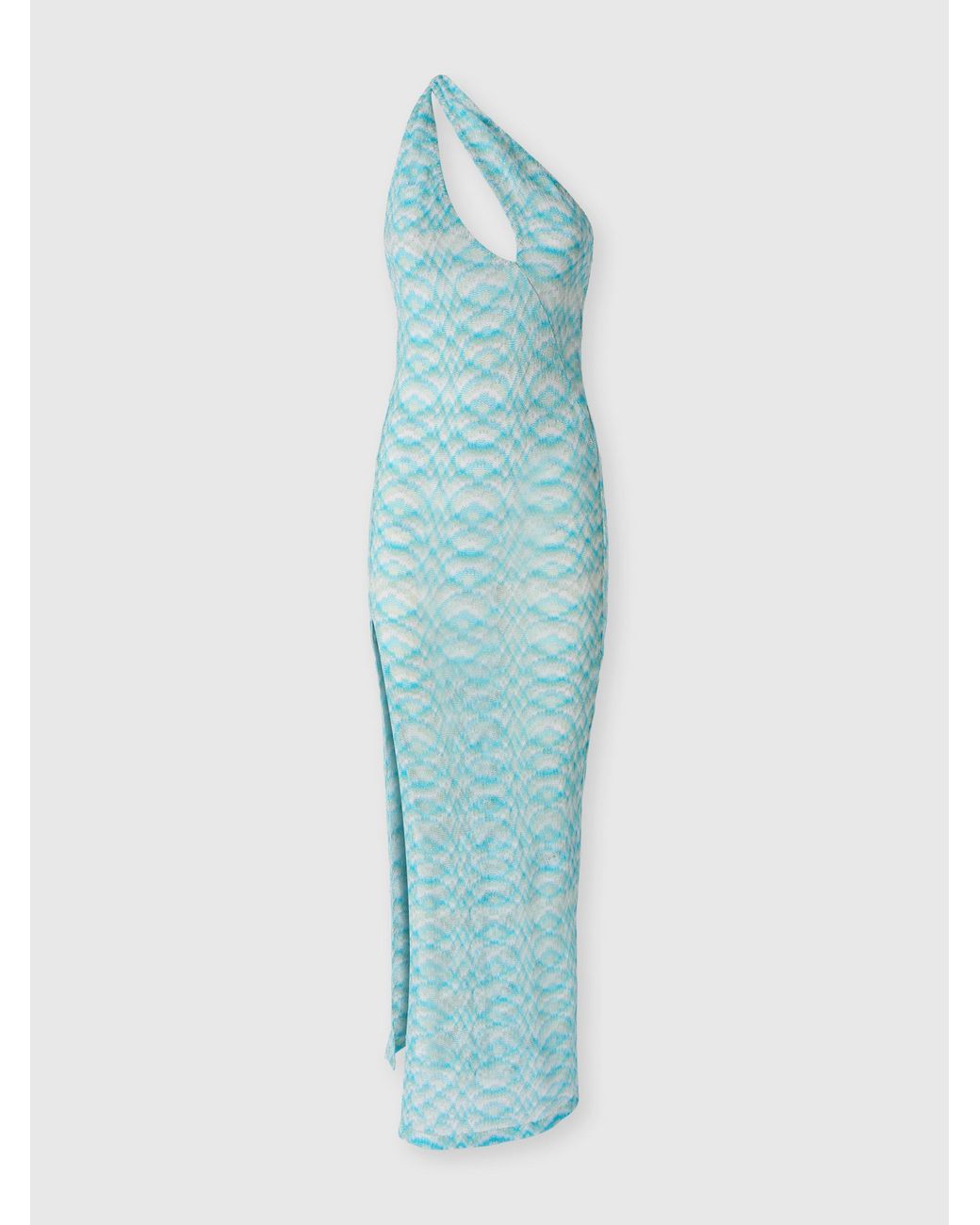 Missoni Blue Asymmetric Cover-Up Dress