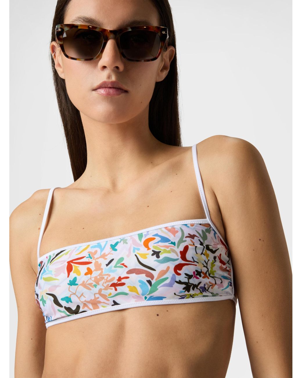Missoni White Bralette Bikini