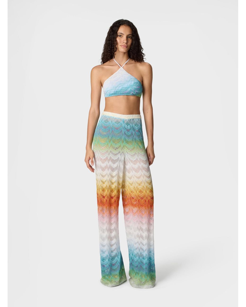 Missoni Green Patterned Trousers