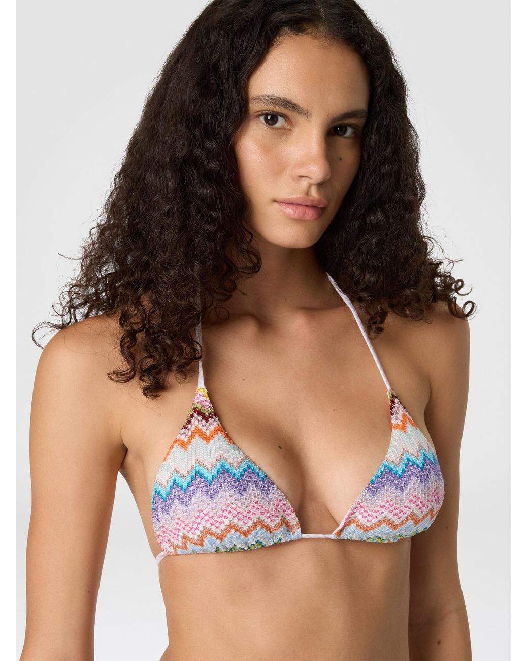 Missoni White Triangle Bikini