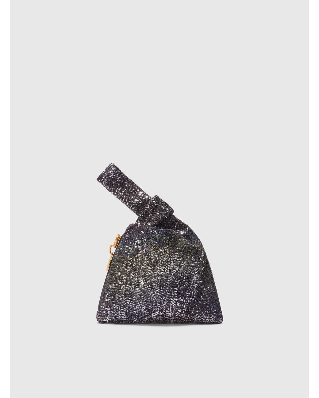 Missoni Multicolor Handbag With Sequins And Logo Charm