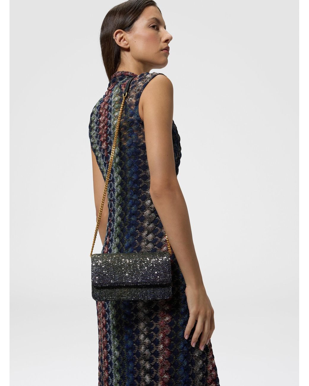 Missoni White Wallet On Chain