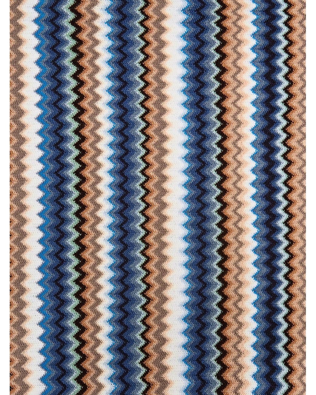Missoni Blue Wool-Blend Scarf for men